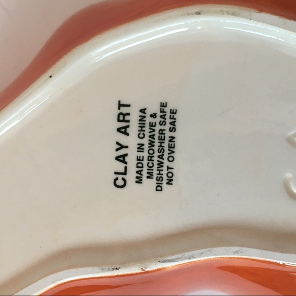 Clay Art chili pepper dip ceramic salsa ceramic red EUC - Picture 8 of 14